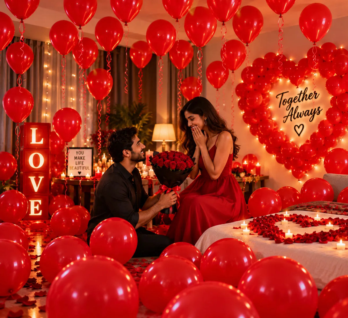 20 Pc Red Latex Balloons 9 Inch for Birthday & Party Decoration