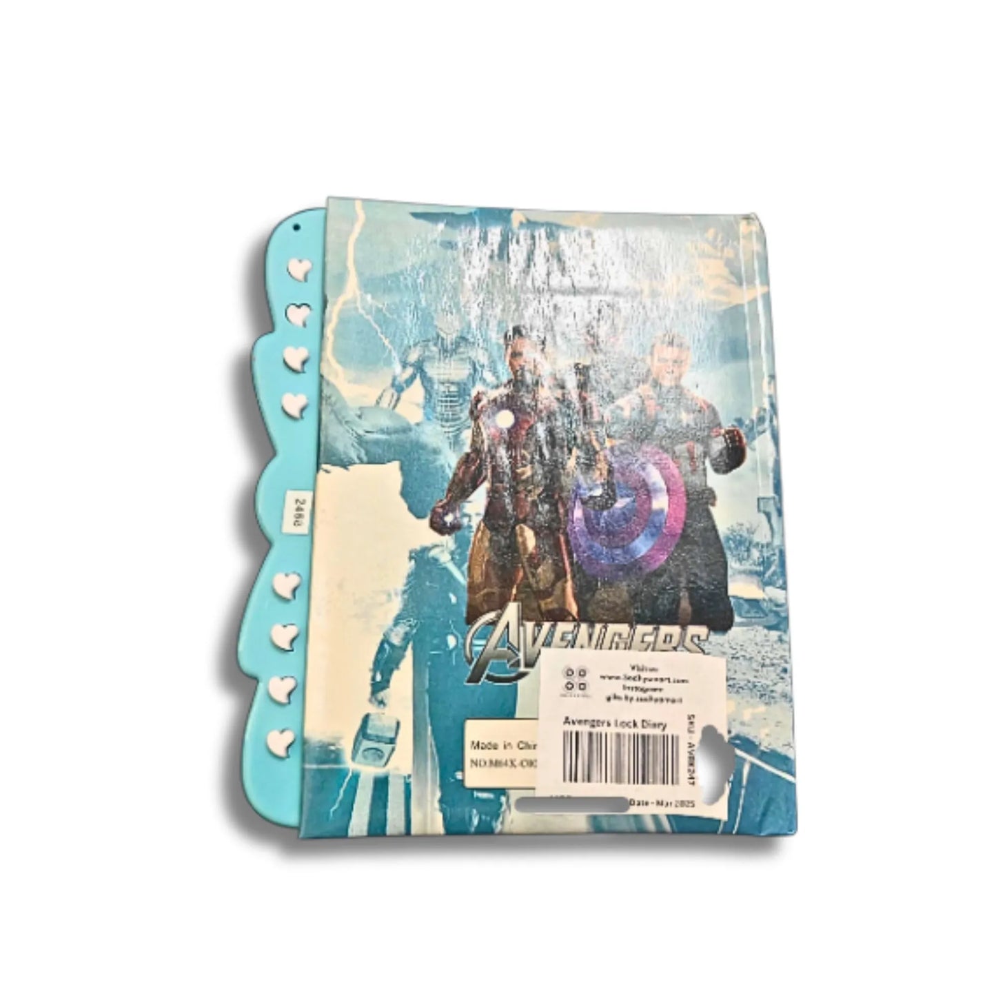 Avengers Lock Diary for Kids