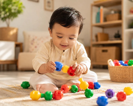 Colorful Linking Beads Toy for Kids – Educational Interlocking Learning Activity Set