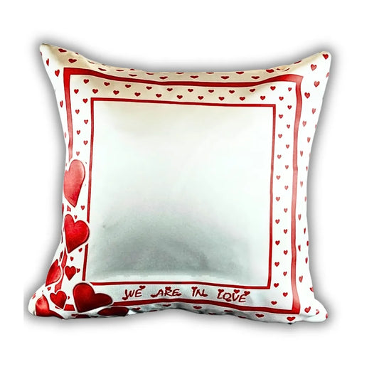 Personalized Heart Photo Cushion with Romantic Quote