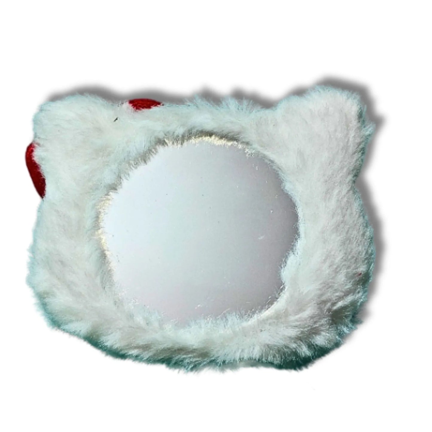 Cute Plush Cat Mirror Keychain | 2-in-1 Bag Accessory
