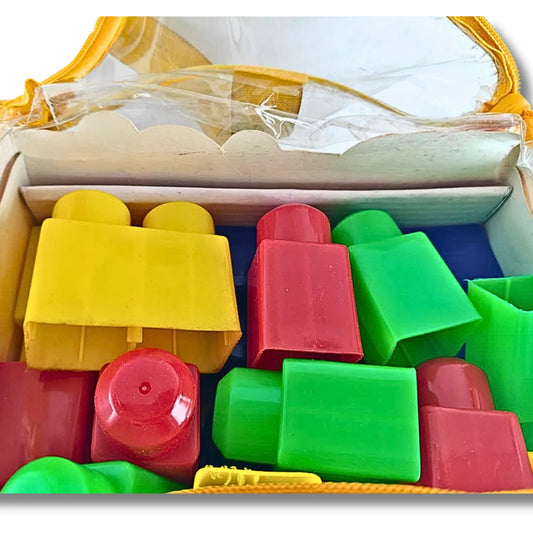 Learning ABC Blocks Educational Toy Set for Kids with Alphabet Board & Carry Bag | Creative Building and Early Learning Toy for Boys & Girls