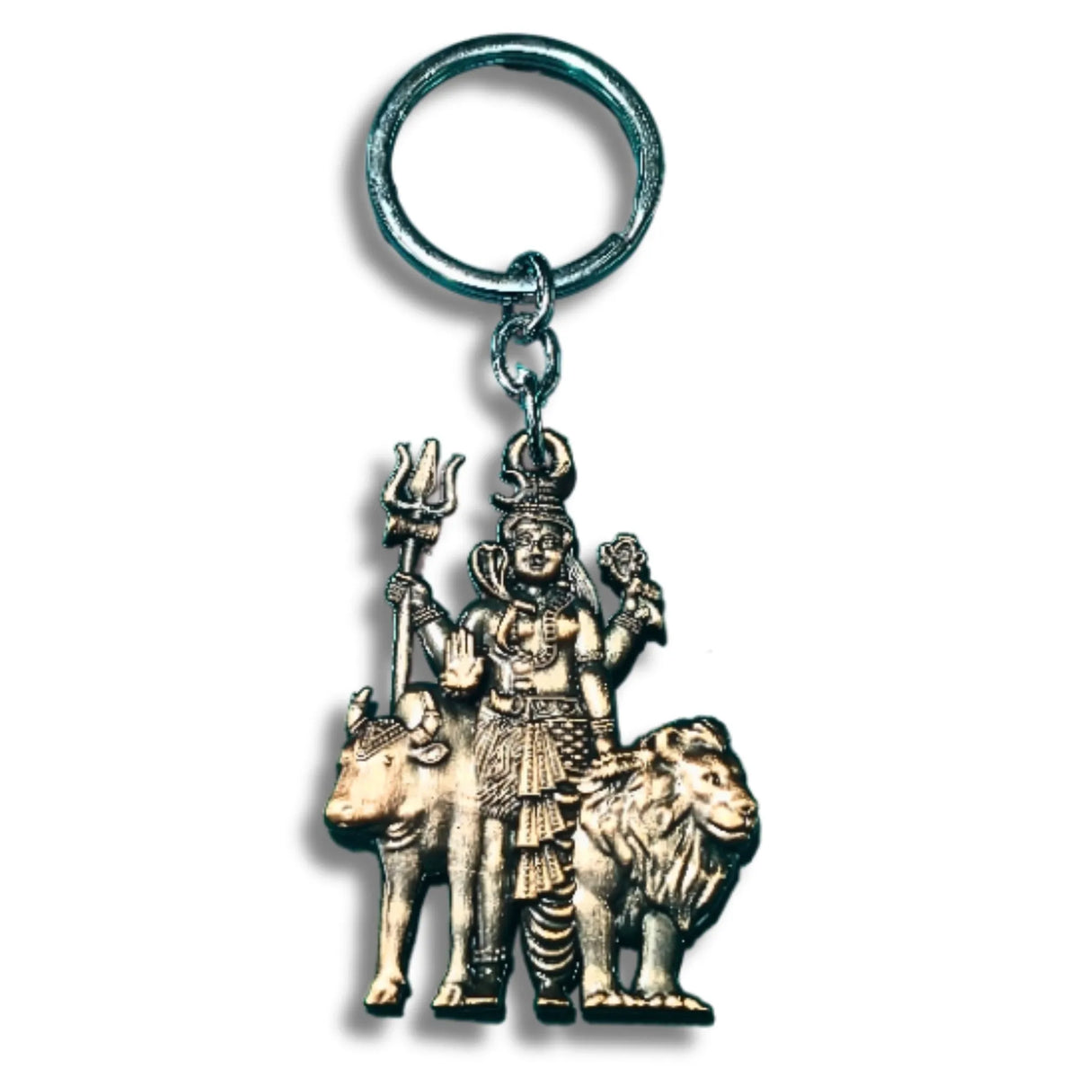 Lord Shiva Mahadev Keychain| Trishul Shiva Key Ring