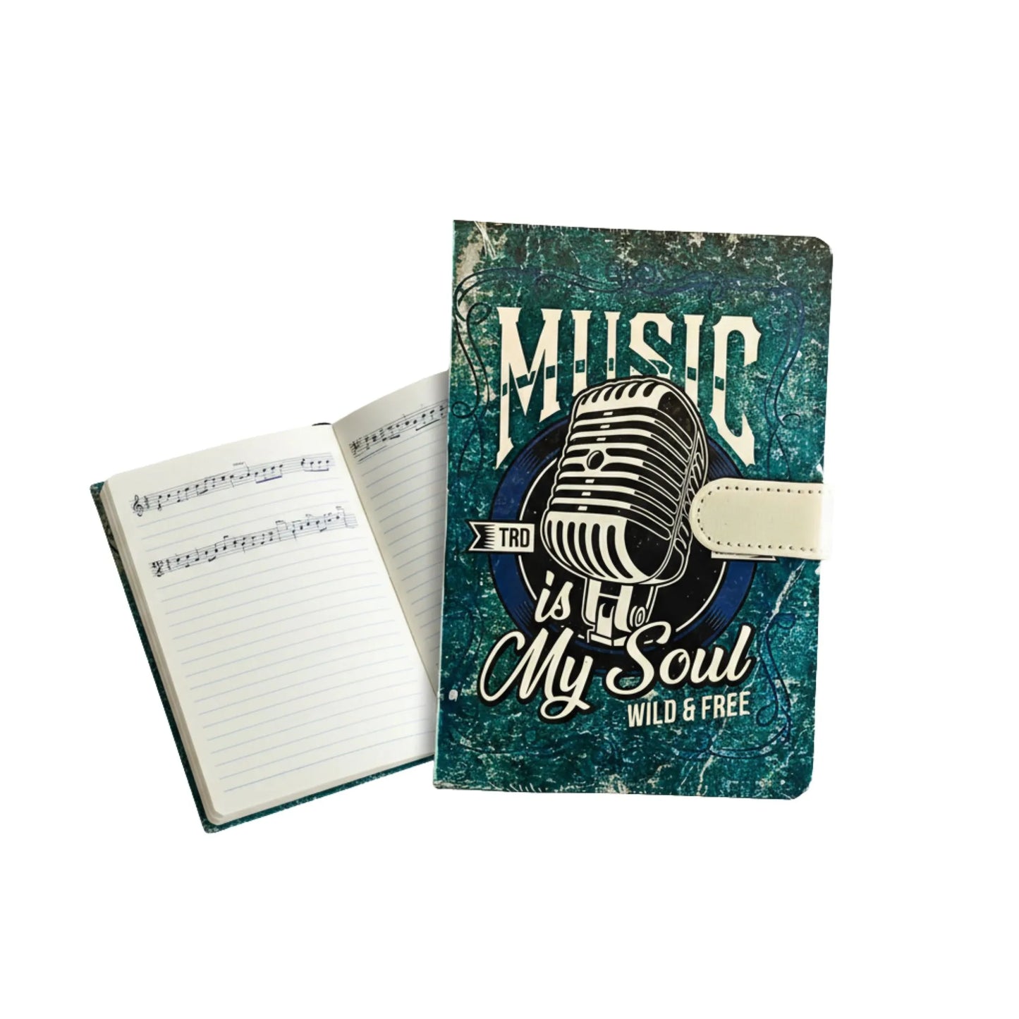 Music Is My Soul Stylish Ruled Diary