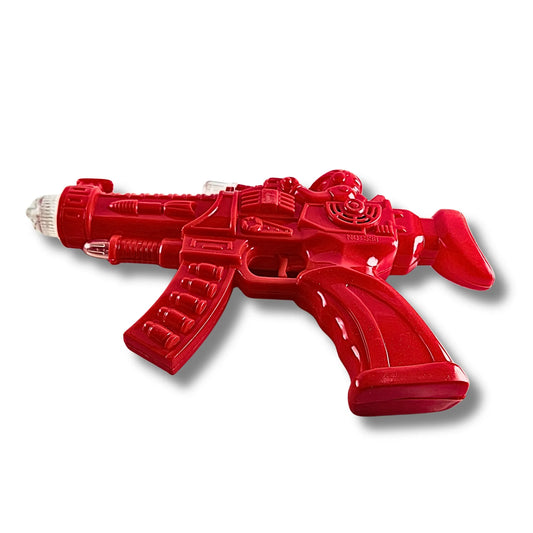 Musical Gun Toy with Flashing Lights & Sound Effects | Battery Operated Toy Gun for Kids | Action Adventure Pretend Play Toy (3+ Years)