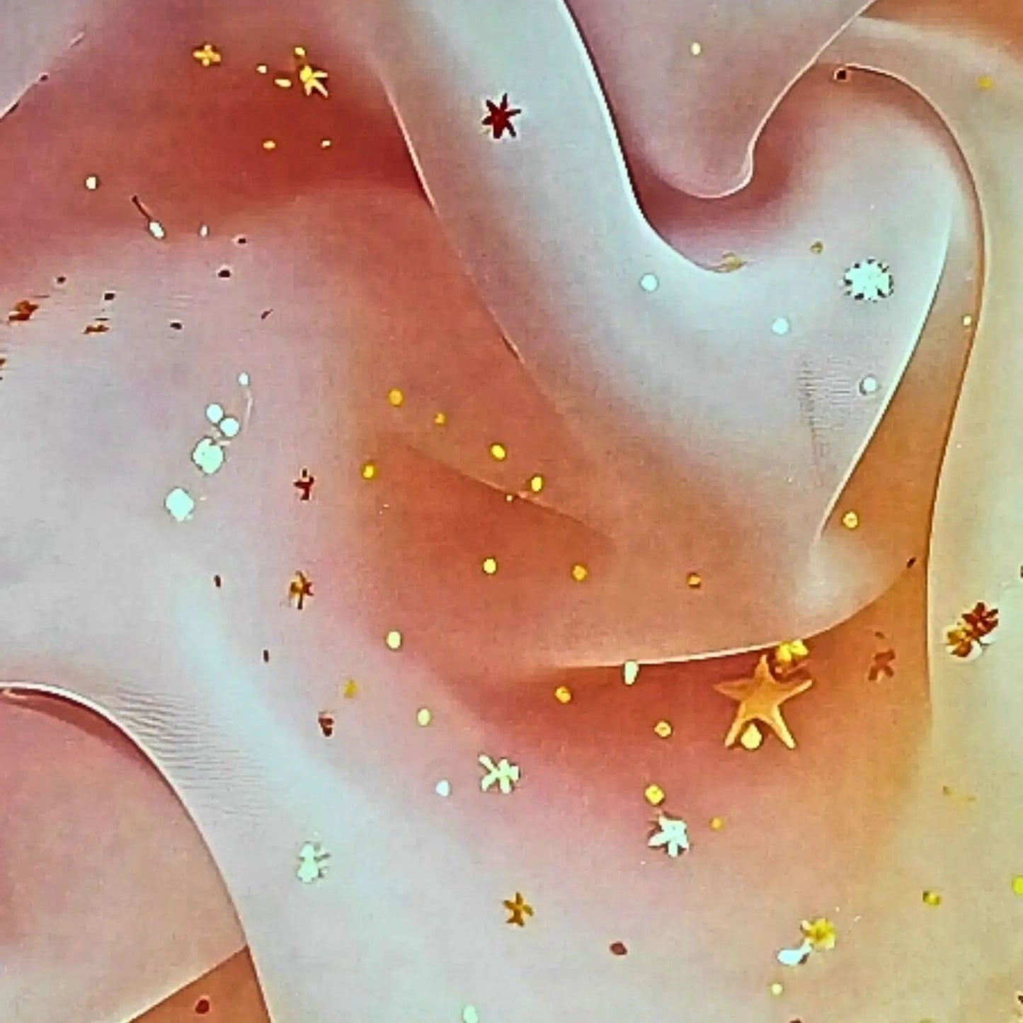 Pastel Starry Waves Gift Wrapping Paper Set of 5