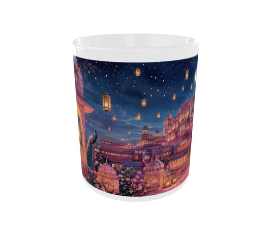 Royal Pink Palace Ceramic Coffee Mug
