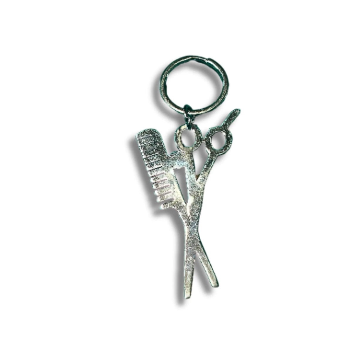 Scissors & Comb Keychain | Hair Stylist & Salon Keyring