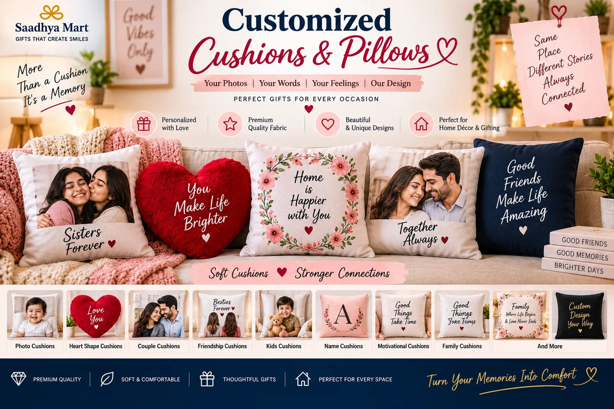 Customized Cushions & Pillows 🛋️