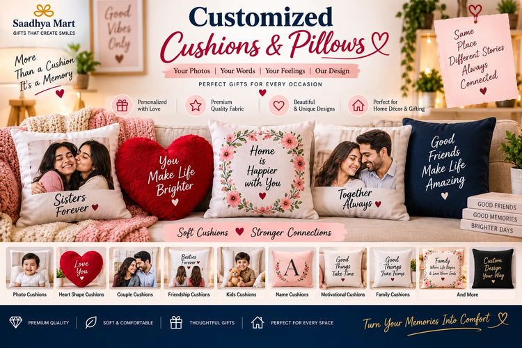 Customized Cushions & Pillows 🛋️