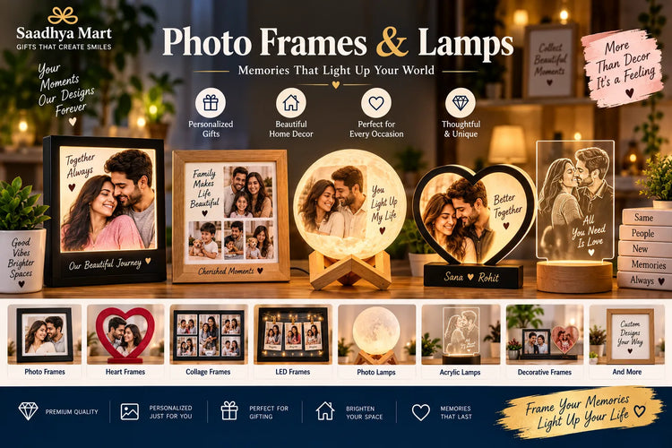 Photo Frames & Lamps