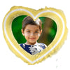Personalized Kids LED Photo Cushion (16x16) - Heart & Square Glow Pillow - Best Birthday Gift for Children
