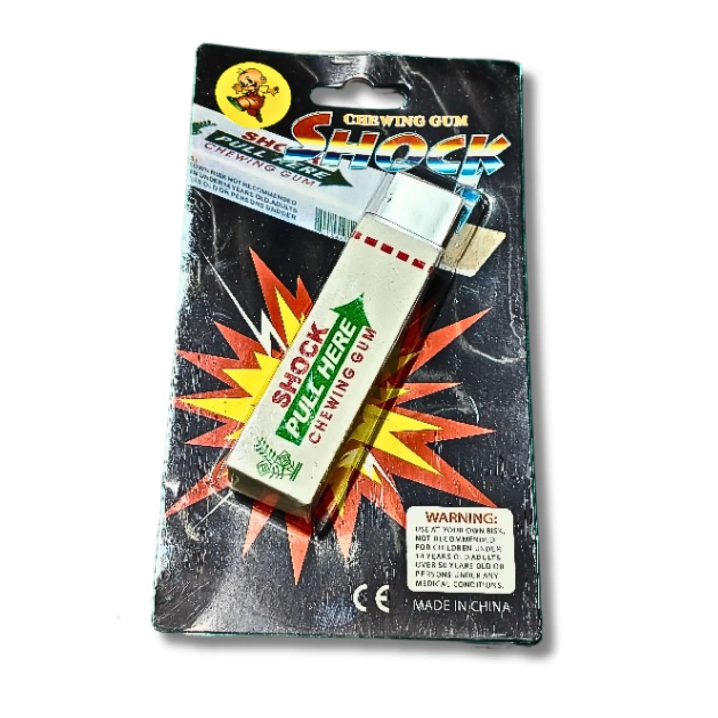 10cm Shock Pull Here Novelty Prank Toy – 3 Colour Variants