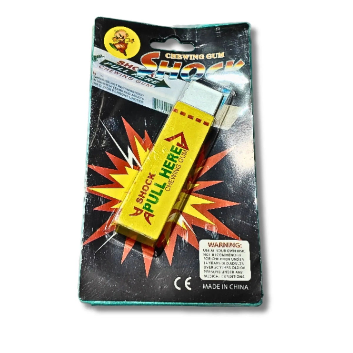 10cm Shock Pull Here Novelty Prank Toy – 3 Colour Variants