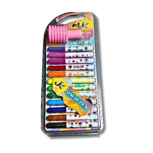 12-Color Spray Pen Art Set – 2 Colour Variants