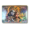 Saadhya Mart Radha Krishna MDF Wall Decor Frame (30 x 44 cm) – Spiritual Wall Hanging Art for Home, Temple & Living Room | Premium Printed Frame (Without Glass)