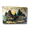 Premium Majestic Mountain Peak 3D Wall Art – Modern Abstract Scenery with Crystal & Golden Glitter Work (45x30 cm)