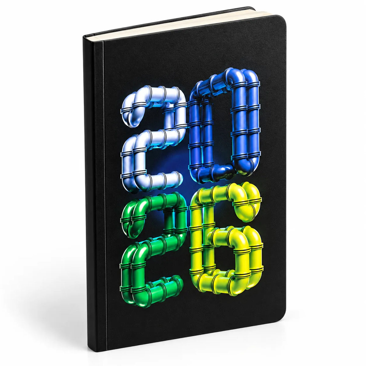 2026 Pipe Design Unruled Notebook