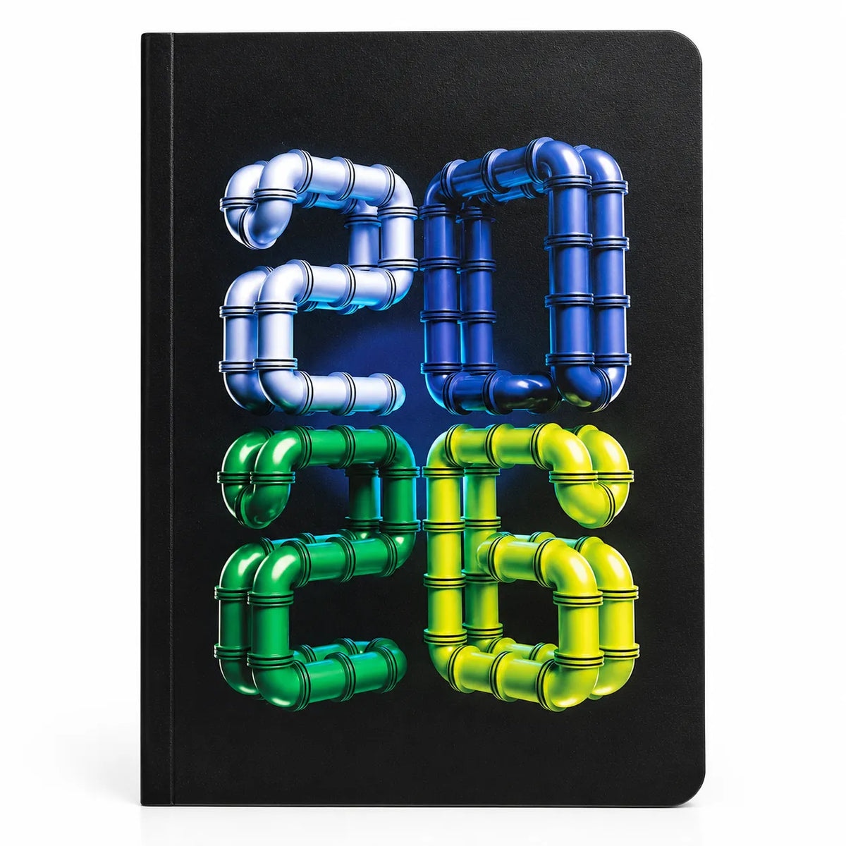2026 Pipe Design Unruled Notebook