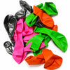 20 Pc Assorted Latex Balloons – 9 Inch Pink, Green, Orange & Grey | Saadhya Decor