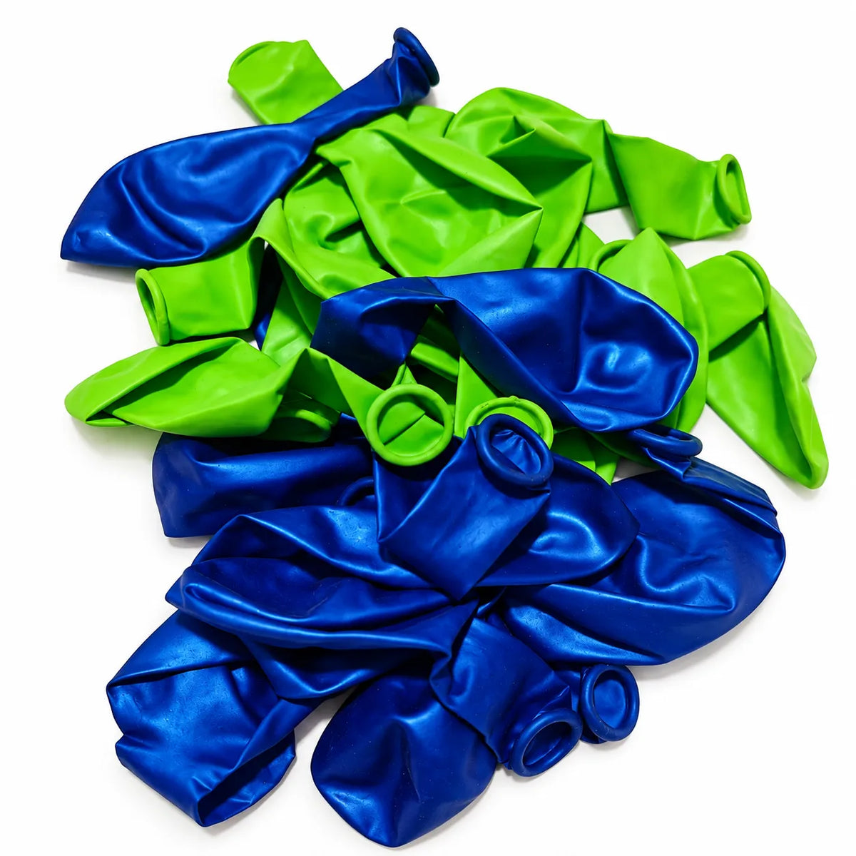 Saadhya Decor 20 Pc Blue & Green Latex Balloons – 9 Inch | Birthday & Party Decoration