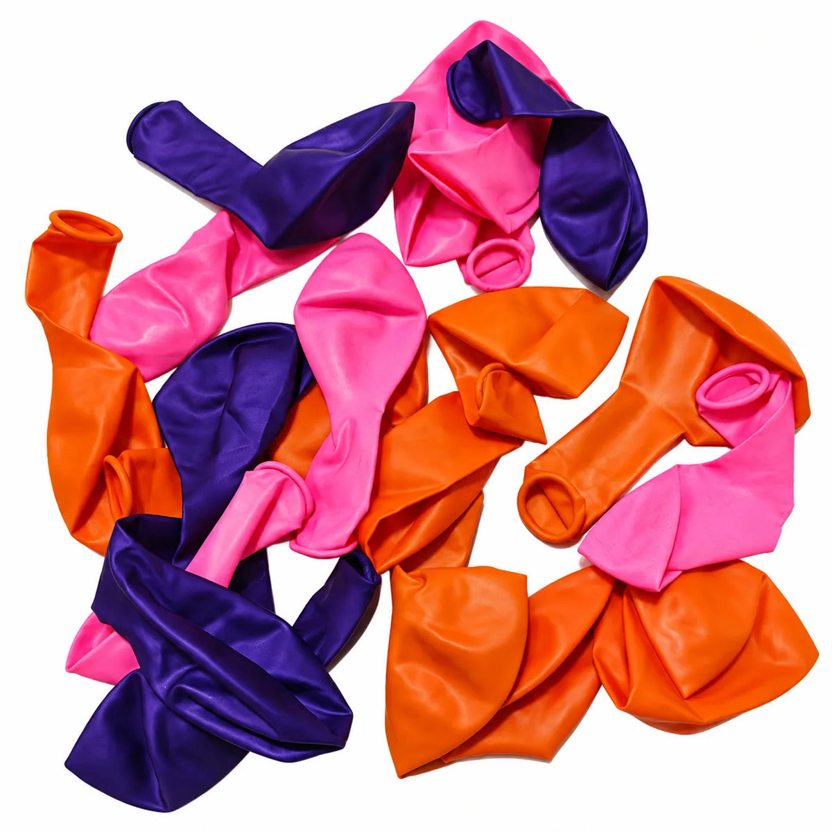 20 Pc Pink Purple & Orange Latex Balloons – 9 Inch Birthday Party Decoration Balloons