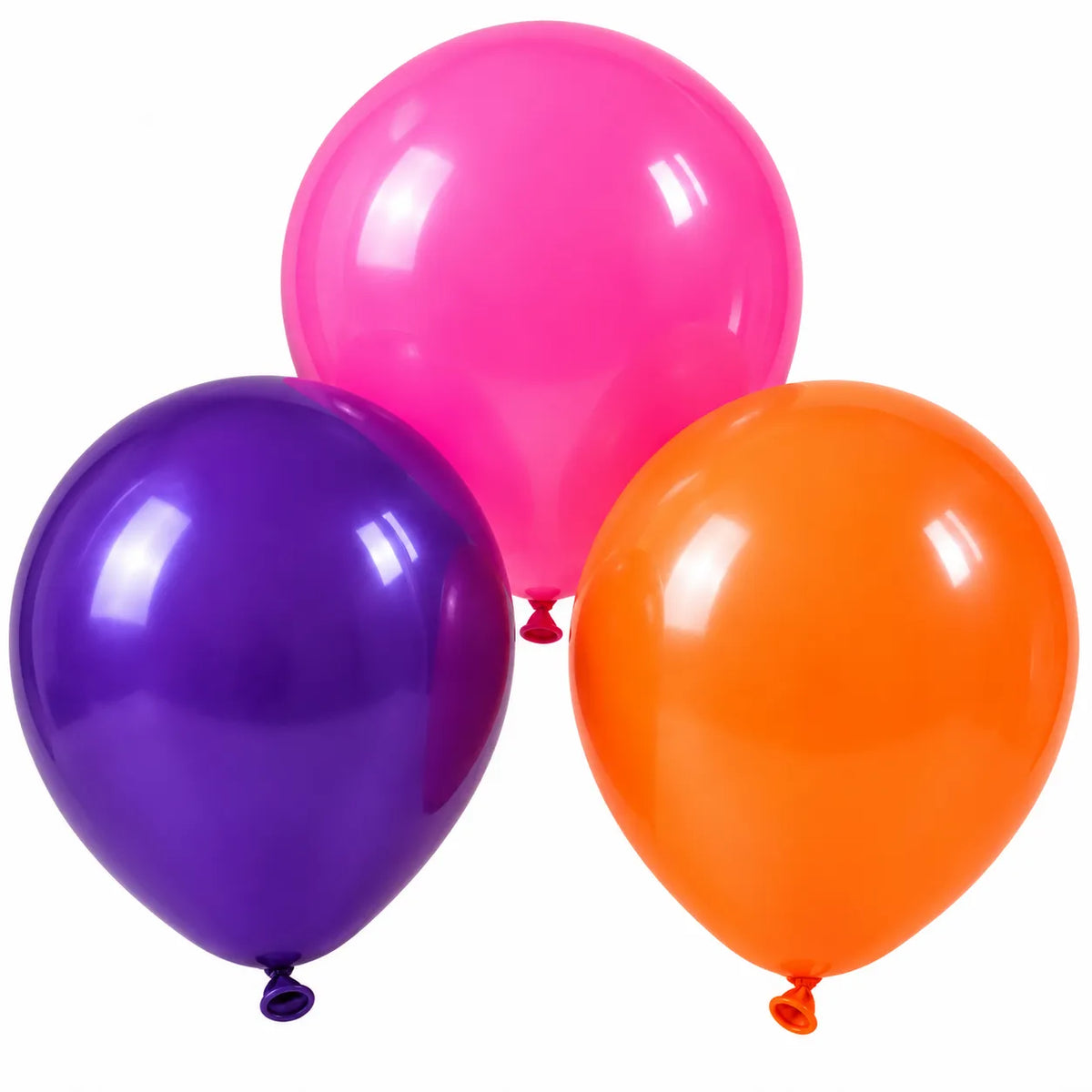 20 Pc Pink Purple & Orange Latex Balloons – 9 Inch Birthday Party Decoration Balloons