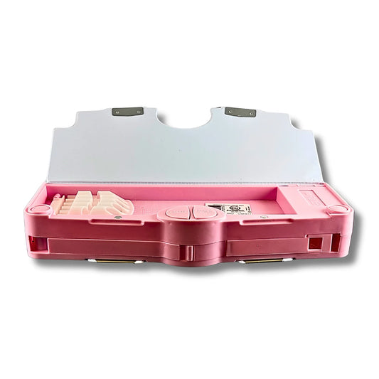 2-Sided Magnetic Pencil Box for Kids with Sharpener & Scissor | Unicorn Theme Multipurpose Stationery Box