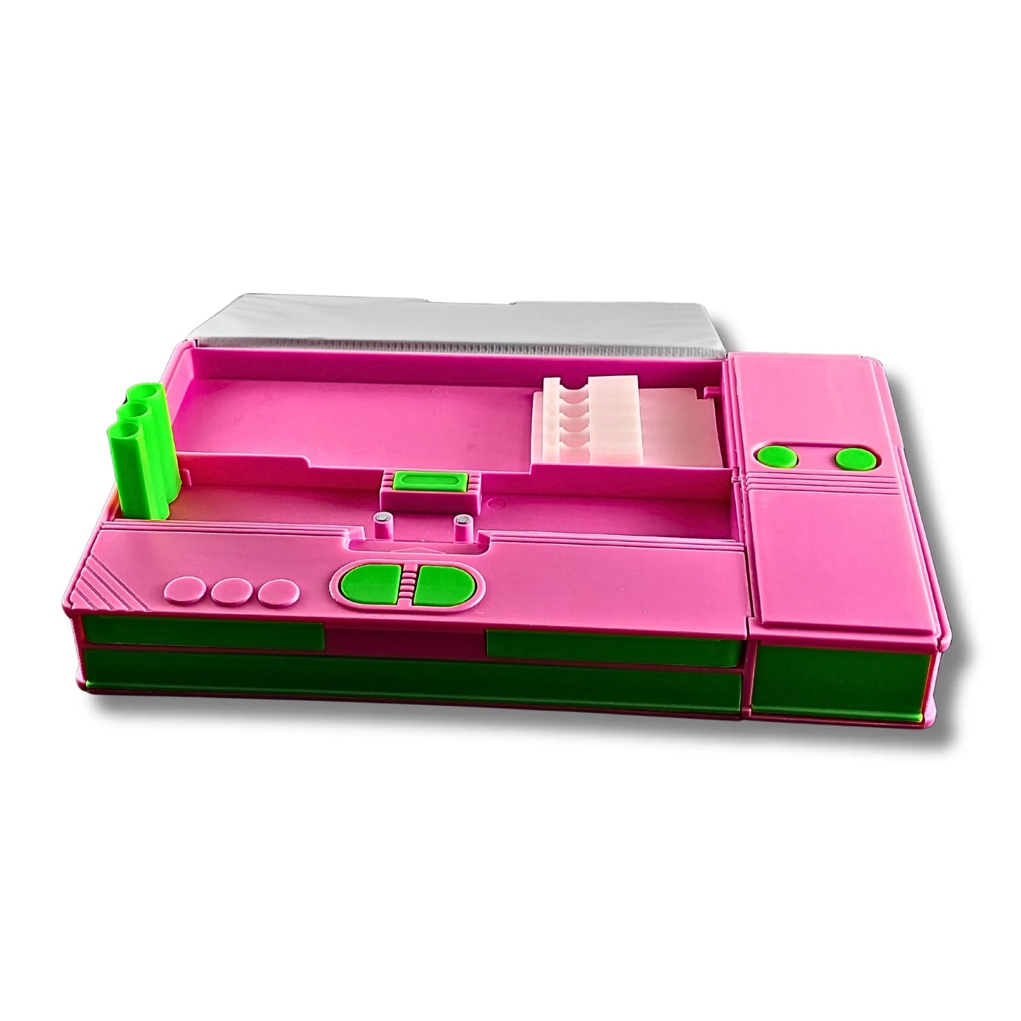 Magical Pink Fantasy Multi-Function Pencil Box for Kids | Unicorn Rainbow Stationery Organizer