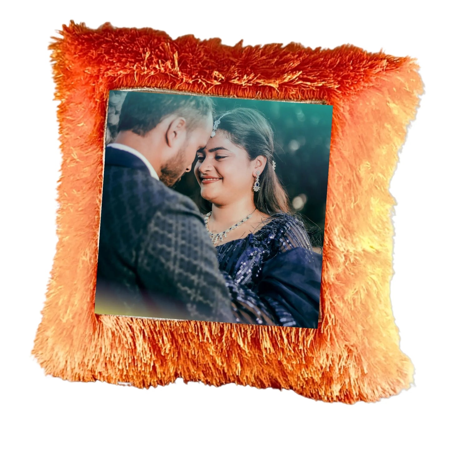 Personalized Anniversary Photo Cushion (16x16) - Custom Love Gift