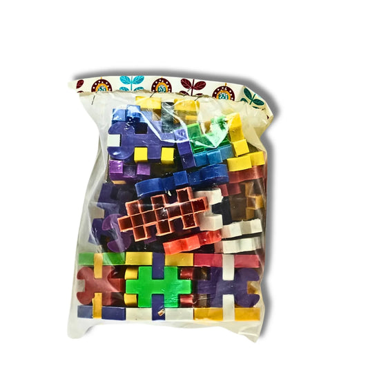 Kreative Town Block Building Set for Kids | 52 Pieces Interlocking Construction Blocks | Educational Creative Puzzle Toy for Boys & Girls