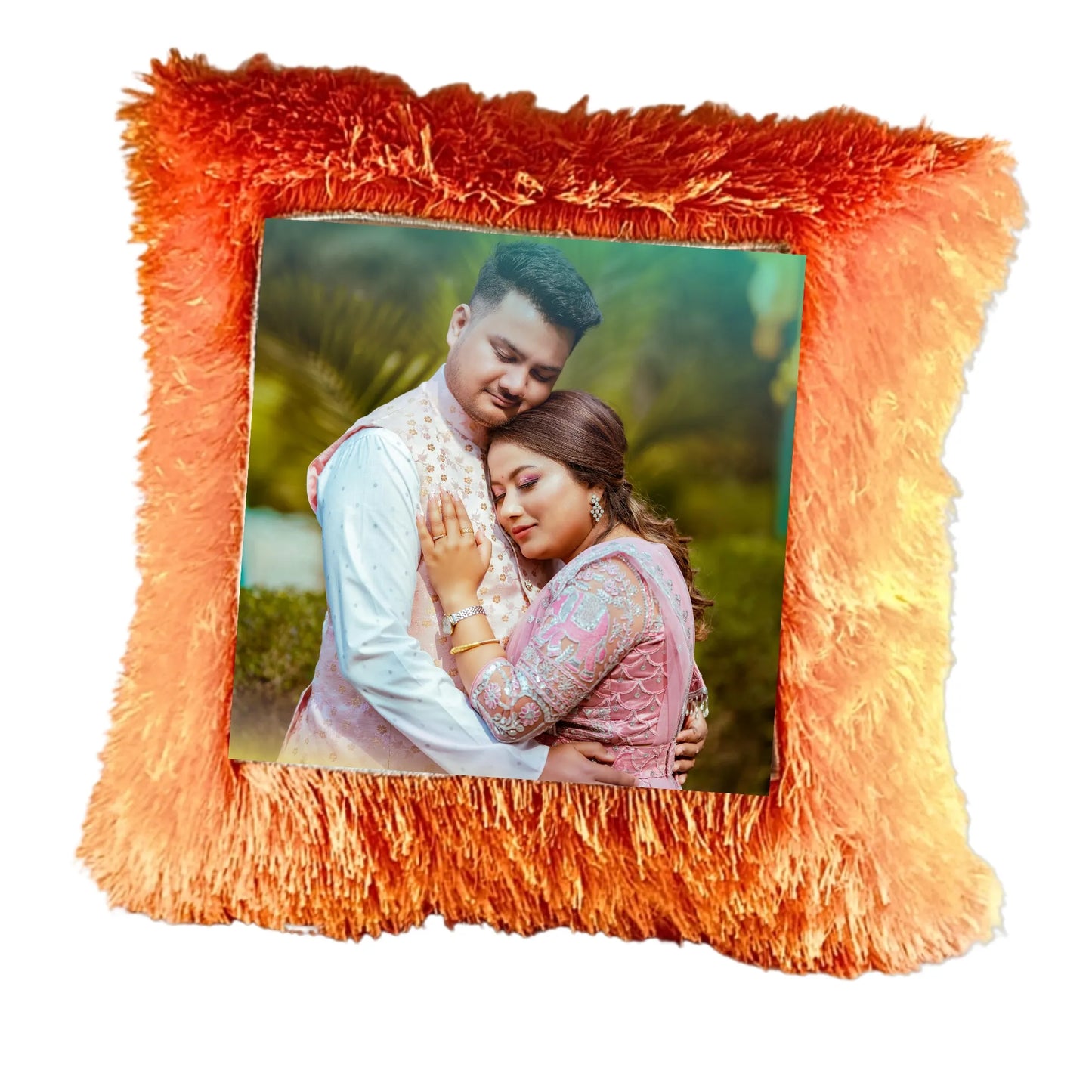 Personalized Anniversary Photo Cushion (16x16) - Custom Love Gift