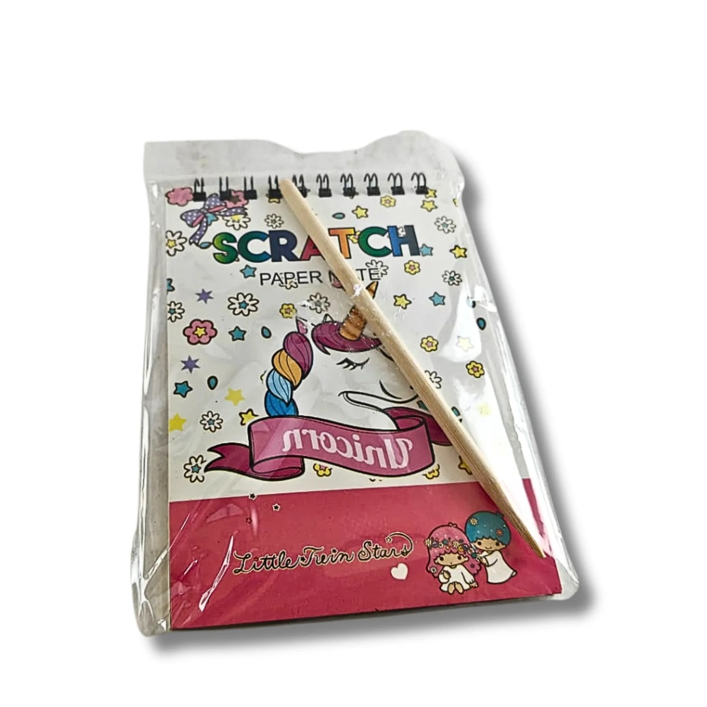Scratch Art Paper Note Set of 6 for Kids – Unicorn, Bear, Roar Some & Hello Theme Return Gift Pack