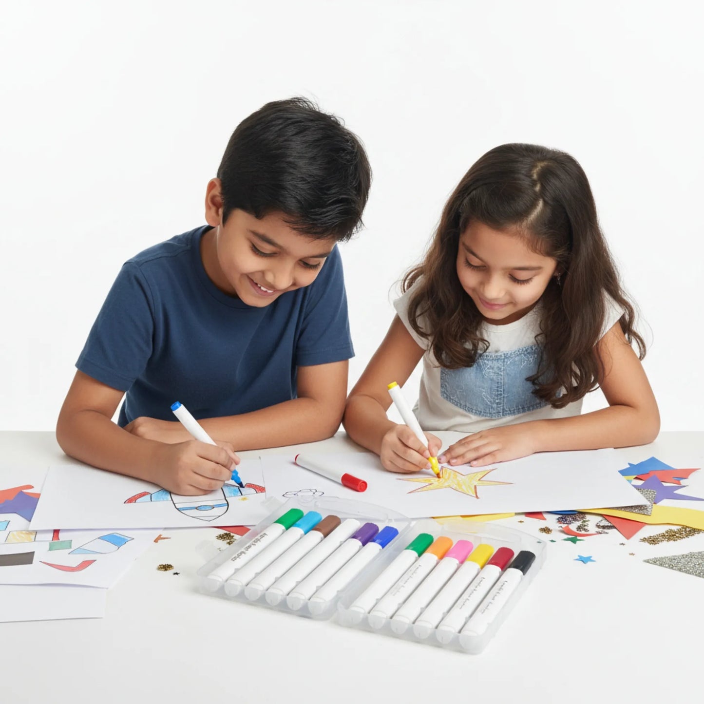 Saadhya Mart Acrylic Marker Color Pen Set of 12 | Professional Art Supplies Gift Set