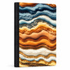 Agate Marble Wave Notebook – 192 Pages | A5-Style Compact Ruled Notebook