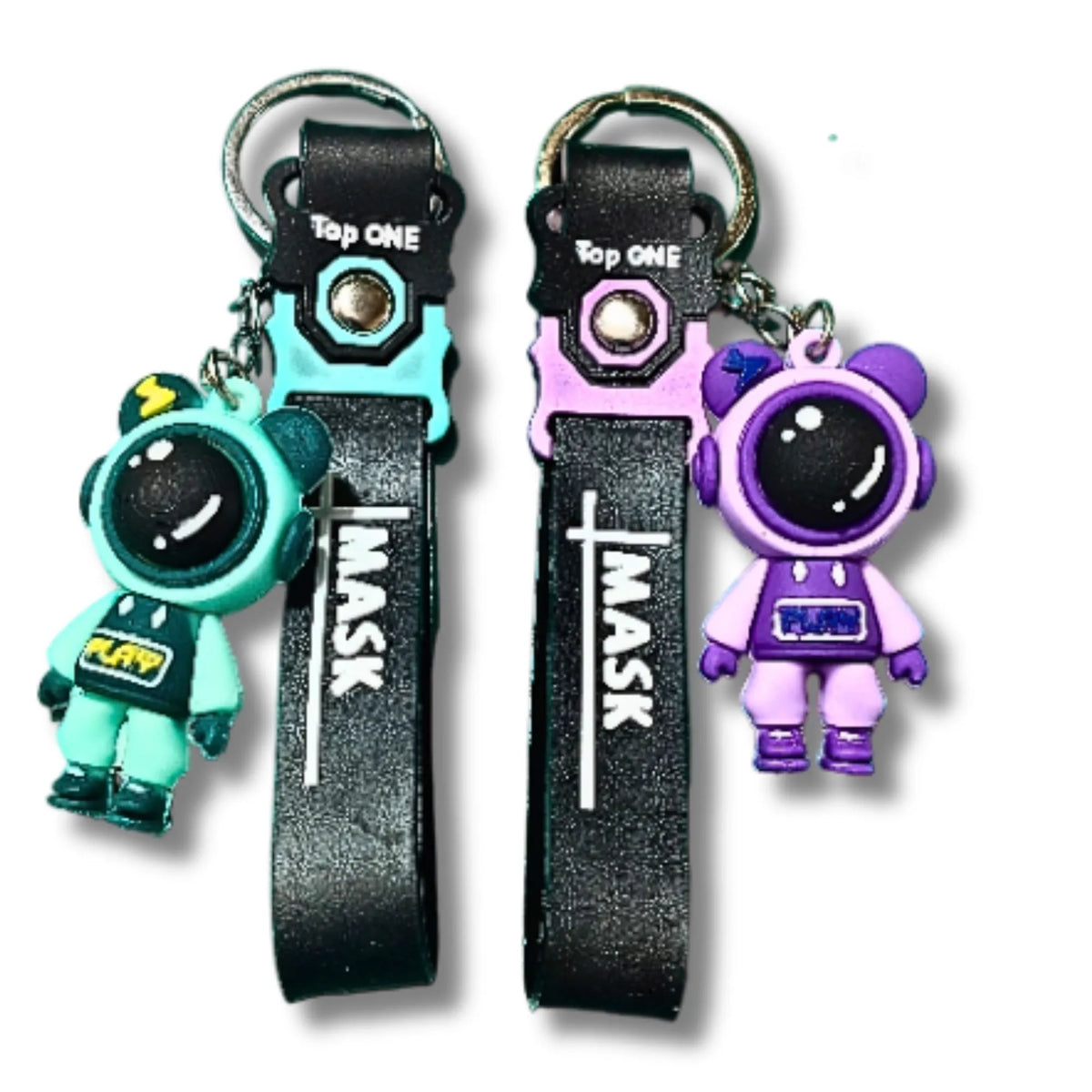 Astronaut Character Keychain with Strap