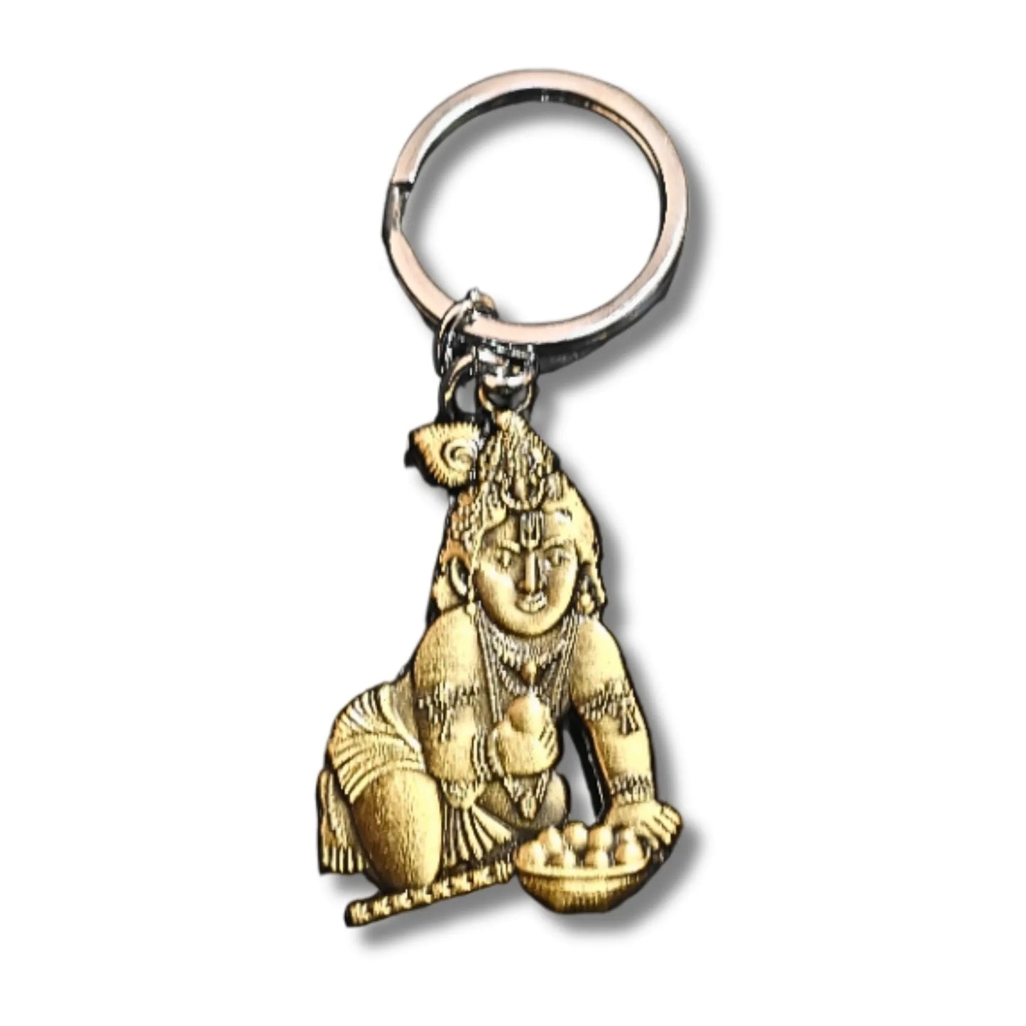 Bal Gopal Krishna Keychain | Religious Spiritual Keychain for Car, Bike, Bag, Purse & Gifting