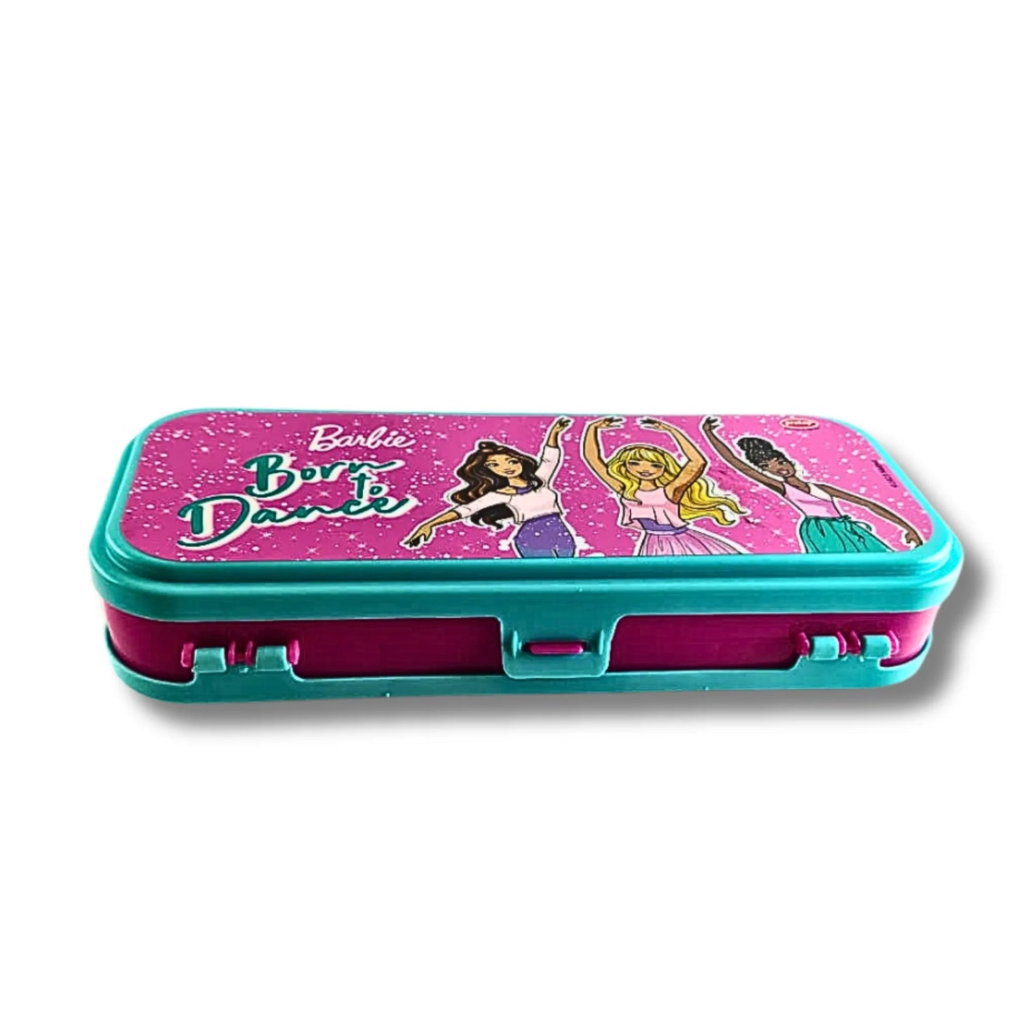 Barbie Born to Dance Pencil Box for Girls | Multi-Compartment Plastic Pencil Case | School Stationery Organizer Box