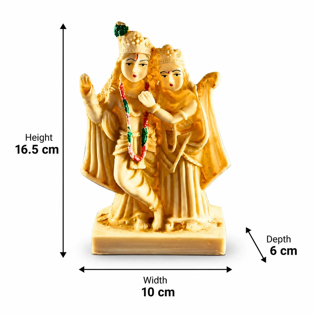 Blessed Radha Krishan Idol – Traditional Decorative Murti