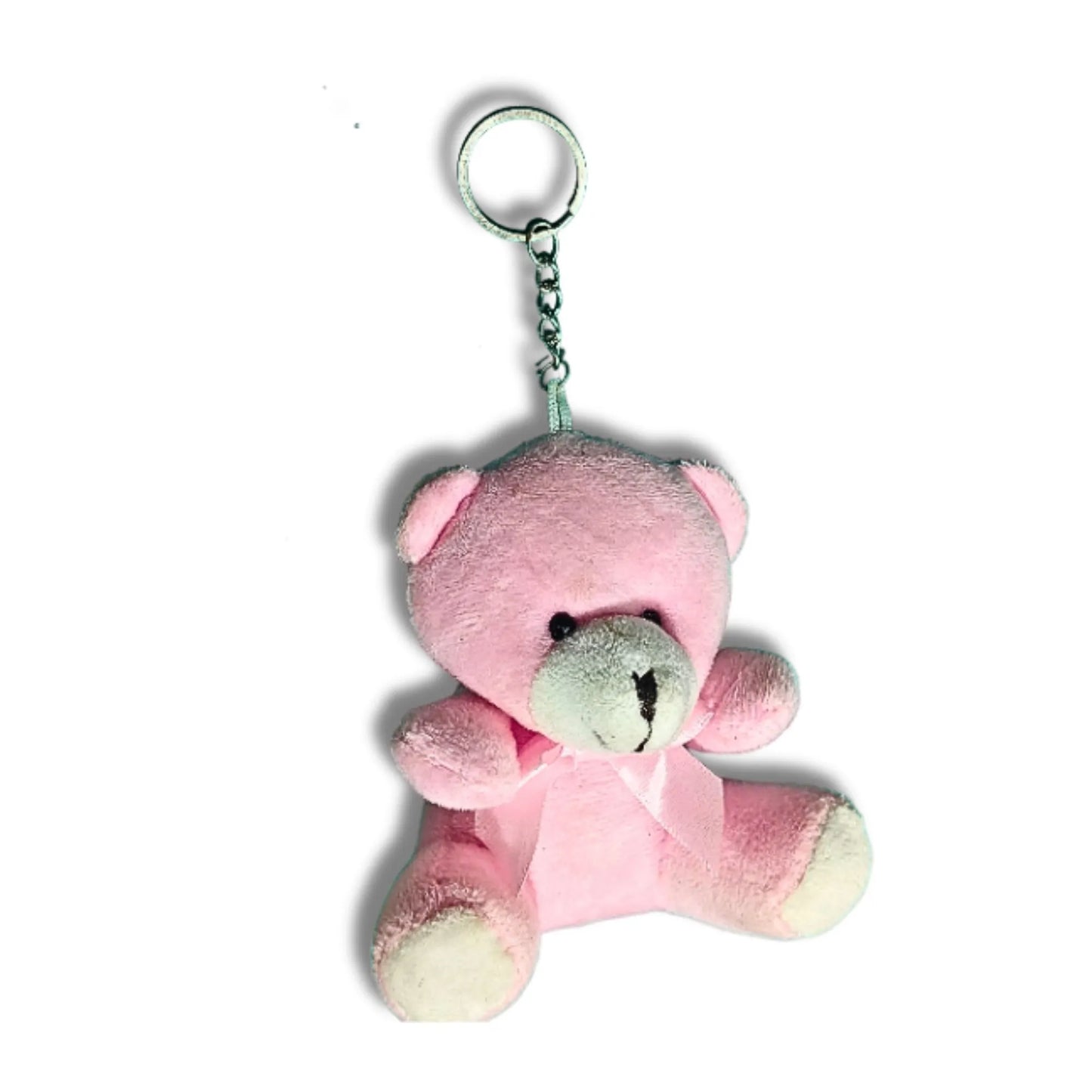 Roselle Cuddle Teddy Plush Keychain with Red Bow & Rose (Copy)
