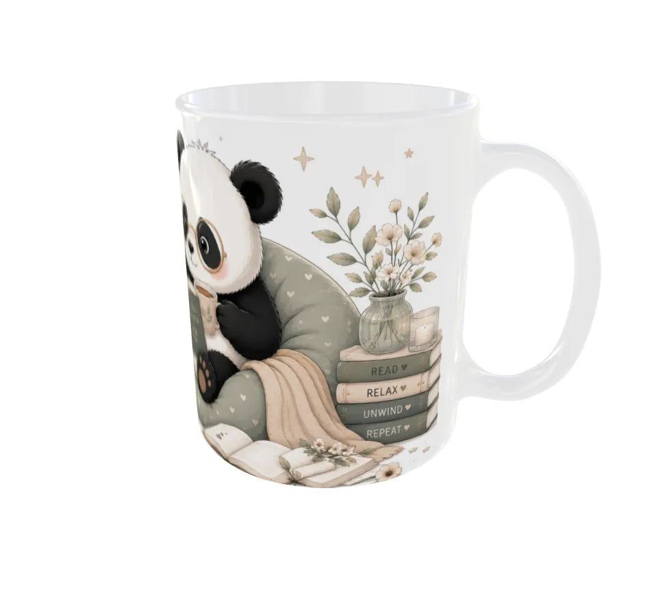Side angle displaying floral vase, stacked books, and relaxing reading decor.