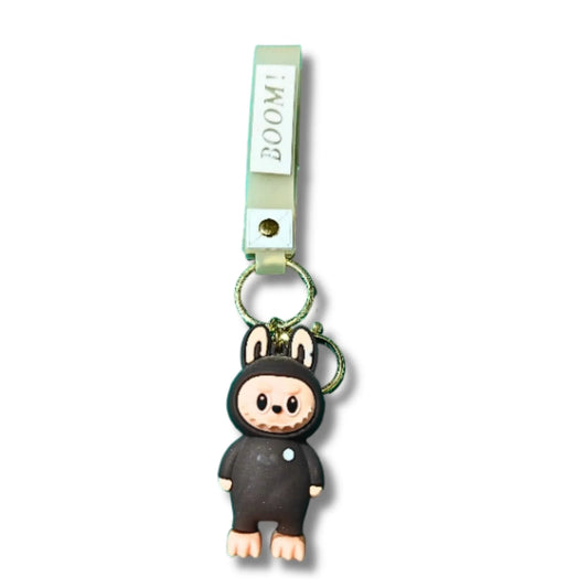 Boom Bunny Monster Keychain