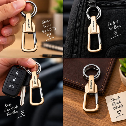 Carabiner Keychain | Metal Clip Key Ring