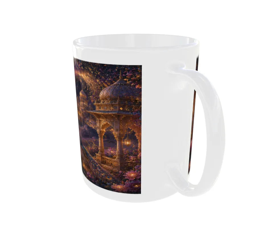 Celestial Peacock Palace Ceramic Mug