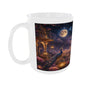 Celestial Peacock Palace Ceramic Mug