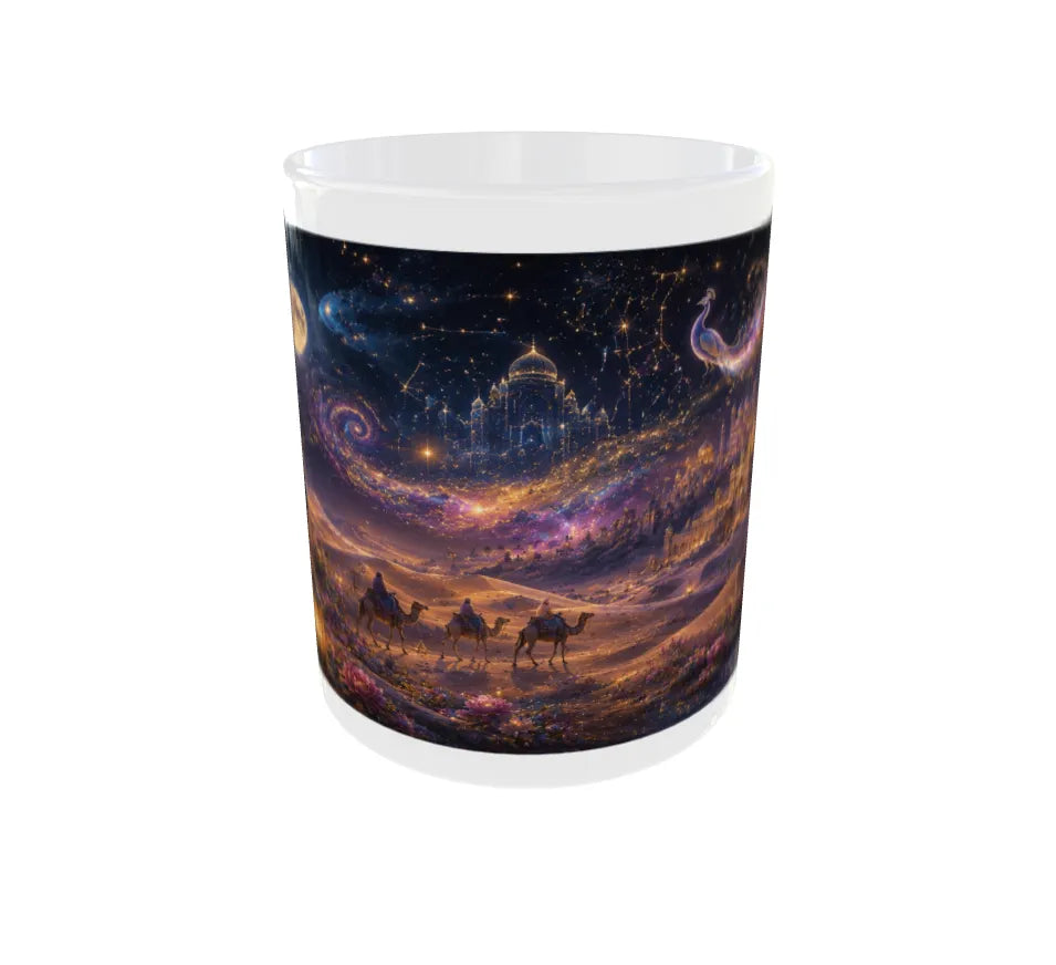 Celestial Peacock Palace Ceramic Mug