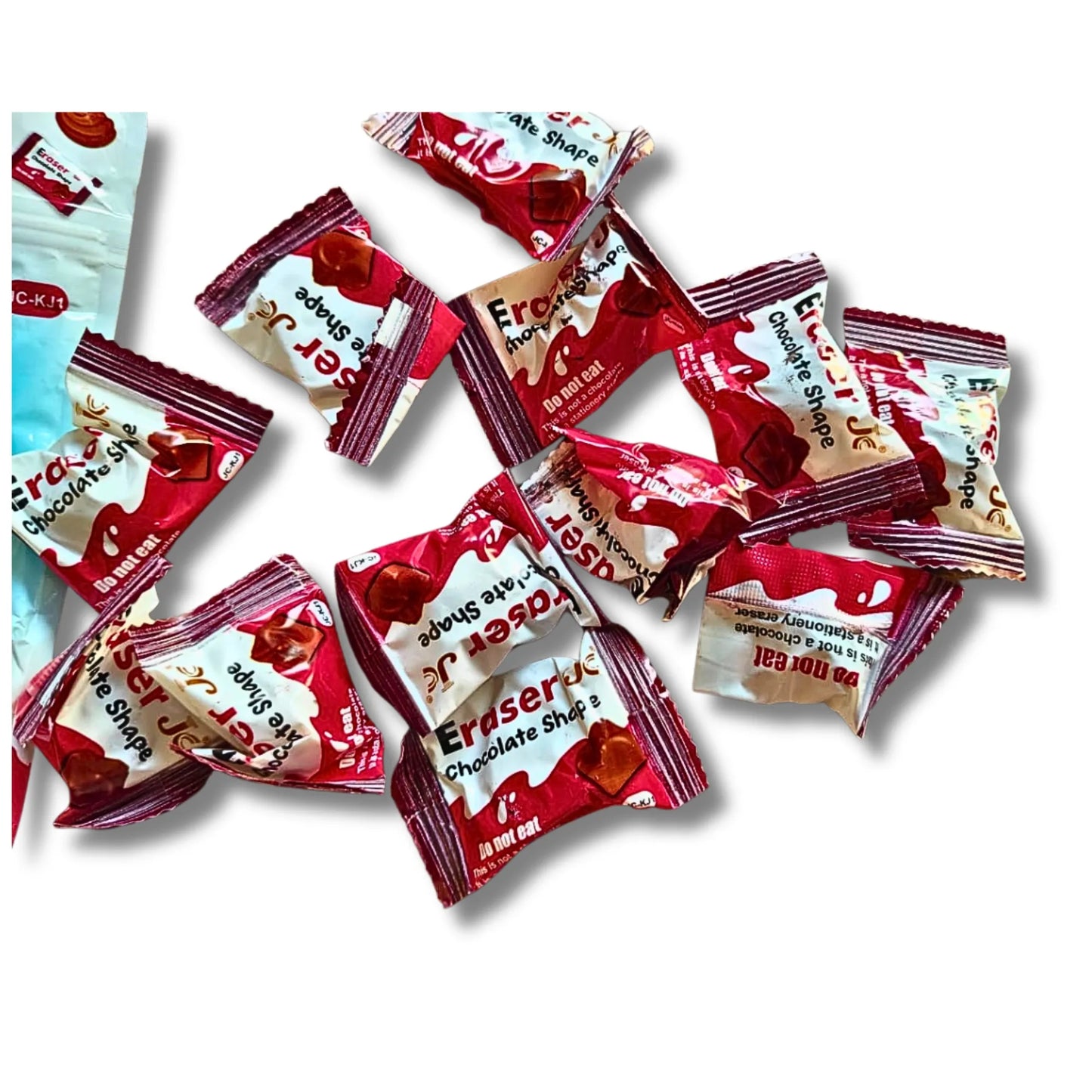 Chocolate Shape Eraser Set – Cute Candy Style Erasers for Kids (12 PCS)