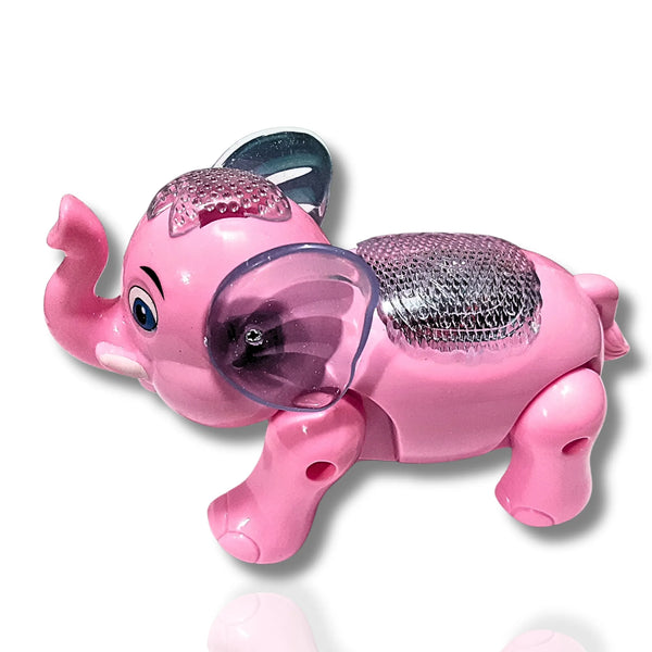 Clever Elephant Electric Toy with Music & Flashing Lights for Kids