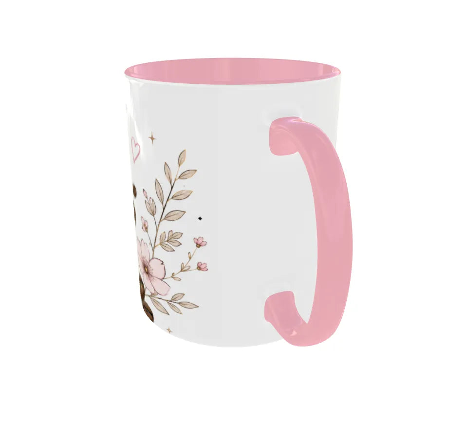 Coffee First. Drama Later. Pink Ceramic Mug