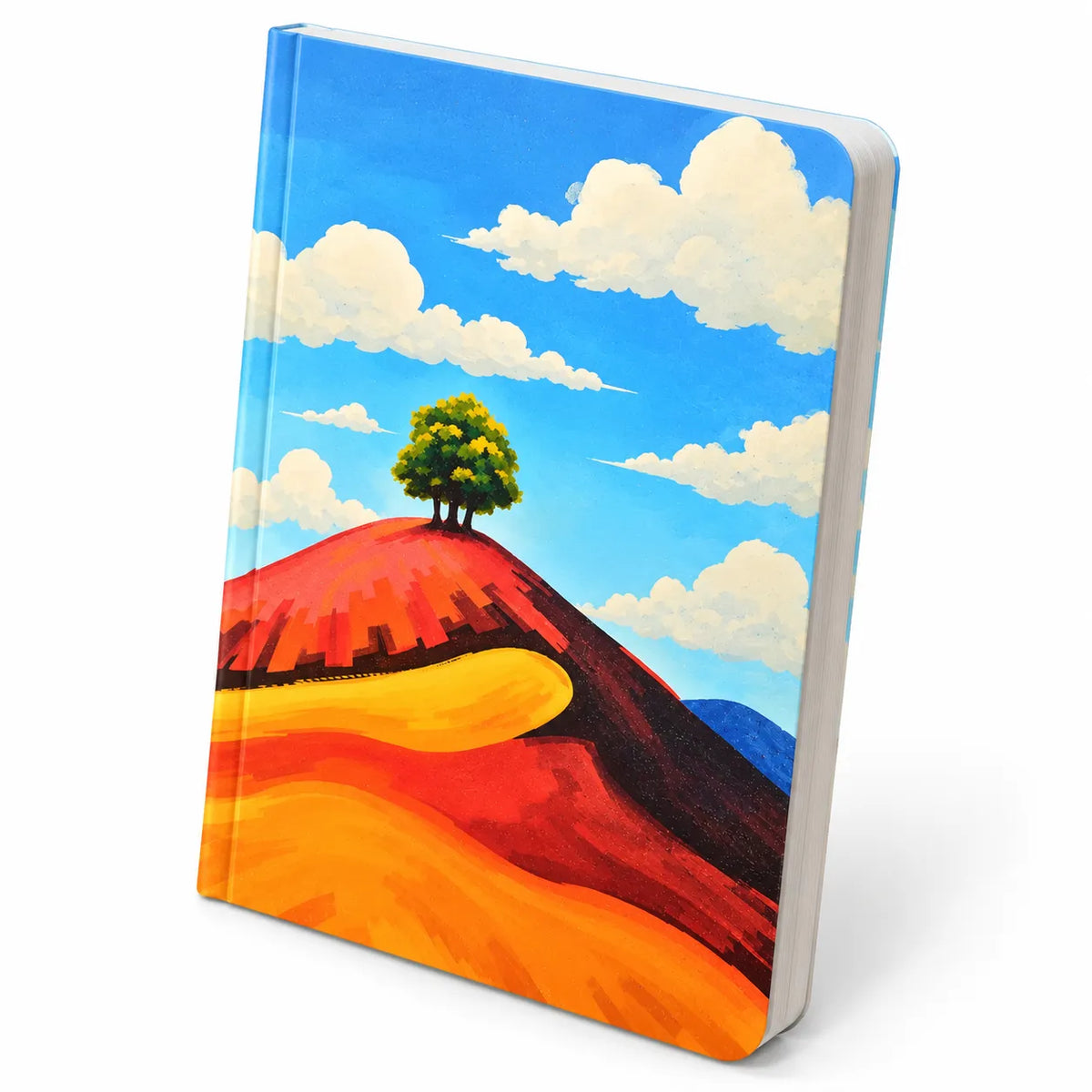 Artistic Landscape Tree Notebook | Ruled Diary for Students, Office & Everyday Writing
